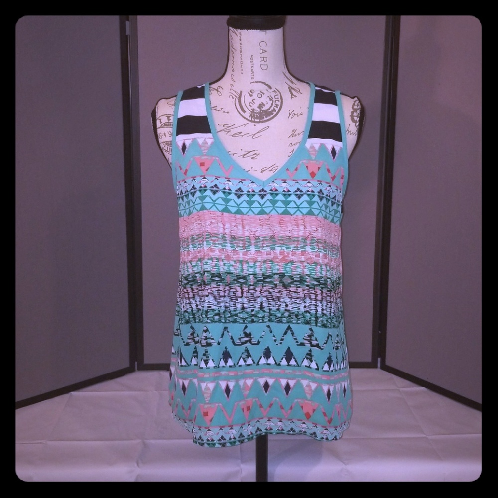 My Michelle Sleeveless Hi Low Blouse Size Medium